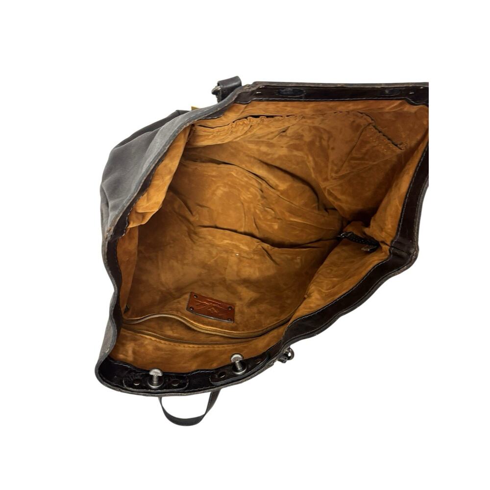 Patricia Nash Benvenuto Tote Distressed Brown Leather Large Shoulder Bag - Picture 6 of 9